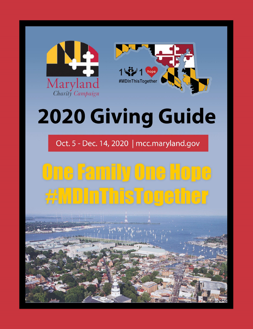 2020 Maryland Charity Campaign Giving Guide 